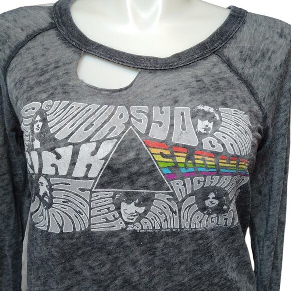 Pink Floyd Oversized Distressed Gray Shirt size Medium Vintage Style - Picture 3 of 6